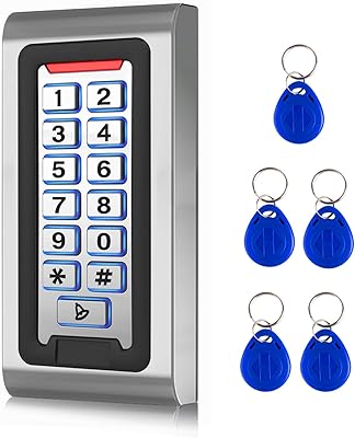 Système de contrôle d'accès de porte autoportant amocam, clavier à mot de passe