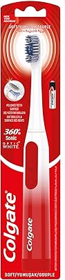 Brosse à dents colgate white optic 360 power, 12 brins de poils