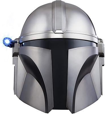 Casque électronique mandalorian deluxe de la série star wars, ensemble de jeu