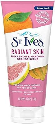 Exfoliant éclaircissant et de soirée st. ives, 6 oz avec extrait de citron