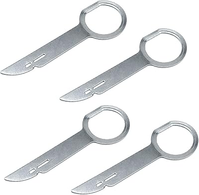 Outil de retrait de clé d'autoradio kesv outil d'extraction 4 pièces broches