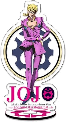 Jojo's bizarre adventure gyuno giovanna anime acrylique figure display décoration de bureau