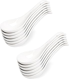 Cuillère à soupe en céramique, cuillères à soupe asiatiques - cuillère en céramique