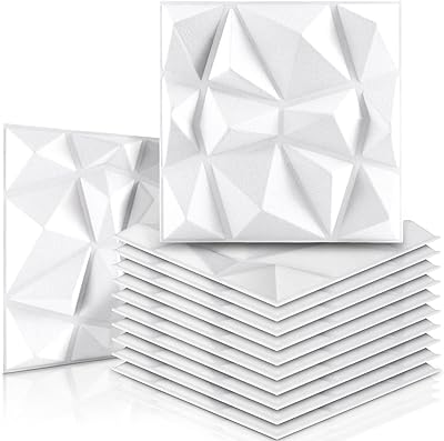 Panneaux acoustiques 3d 12" x 08" panneaux muraux insonorisés haute densité