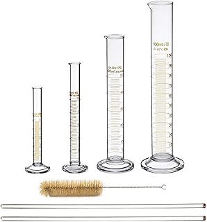Jeu de rouleaux d'agitation en verre de 5 ml 10 50 100 mesure