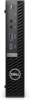 Mini ordinateur de bureau dell optiplex 7000 mff, intel core i7-12700t 1,4 ghz