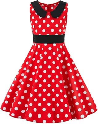 Robe d'été décontractée sans manches pour filles, robe classique à imprimé floral à