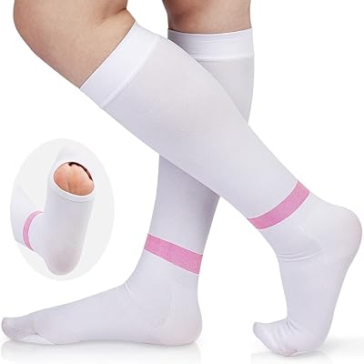 Bas de cuisse anti-embolie siusi pour femmes, bas de compression ted 15-20 mmhg