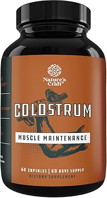 Capsules de colostrum bovin avec immunoglobuline g supplément et développement musculaire pour la santé