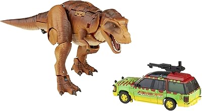 Figurines de collaboration transformers generations jurassic park mix et autobot jp93 pour