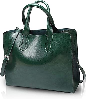 Nicole&doris sac fourre-tout rétro pour femme, sac à bandoulière en cuir pu, sac