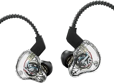 Écouteurs keeper kenbovi ks1, moniteur intra-auriculaire hi-fi, écouteurs à suppression dynamique du bruit