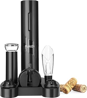 Ensemble ouvre-bouteille électrique borecon automatique coupe-capsule passoire à vin pompe vide de conservation. Toutes les catégories, tous les prix sur Diaytar