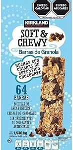 Barre granola douce et moelleuse kirkland signature, 24 g (paquet de 64). Diaytar : Parce que vous méritez le meilleur sans vous ruiner