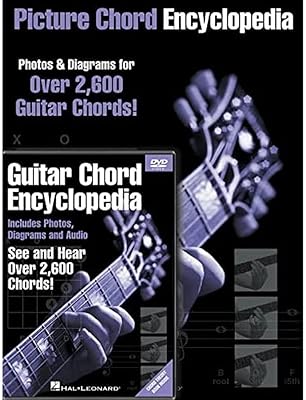 Pack d'encyclopédie d'accords d'images de guitare : comprend le livre d'encyclopédie d'accords d'images et le dvd d'encyclopédie d'accords de guitare. Diaytar : Votre destination shopping préférée au Sénégal