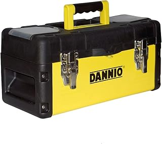 Boîte à outils professionnelle danio 19 pouces, boîte à outils en plastique