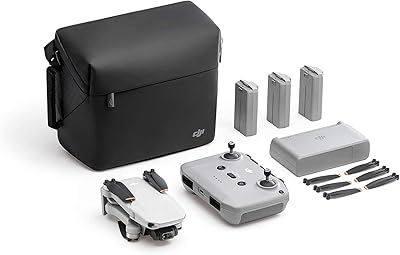 Dji mini 2 fly more combo - drone quadricoptère ultraléger et pliable, cardan