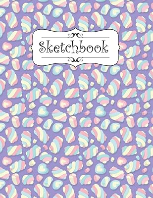 Carnet de croquis : carnet de croquis de guimauve pour enfants, papier à