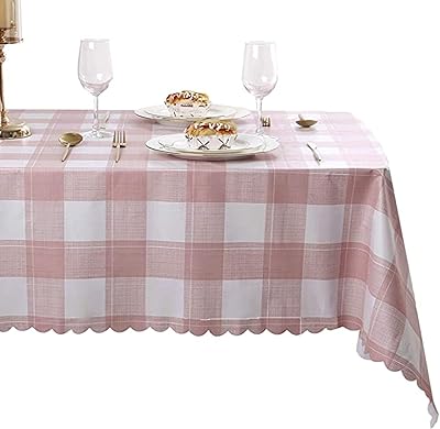 Nappe carrée en pvc castoyve avec motif carré, imperméable, robuste, carrés en pvc