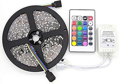 Bande lumineuse led rvb flexible non étanche avec télécommande modèle 3528