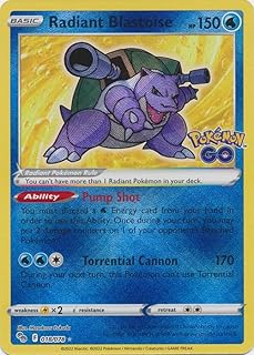 Blastoise radiant - 018/078 - pokemon go - carte pokémon brillante. Diaytar Sénégal : L'e-commerce qui vous ressemble