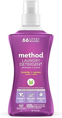 Lessive liquide method lavande et cyprès 66 charges par bouteille formule