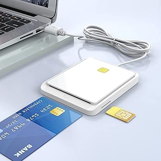 Lecteur de carte sim intelligent, conception à double emplacement pour carte, lecteur