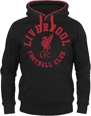 Sweat à capuche en polaire officiel liverpool fc pour hommes