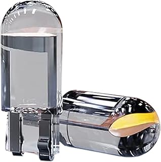 Ampoule feu de stationnement led pour voitures, verre multi-usage, w5w t10, blanc, 6000