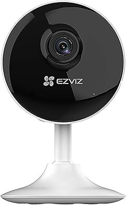 Caméra de sécurité wifi ezviz c1c-b, caméra intérieure 1080p avec vision nocturne 12