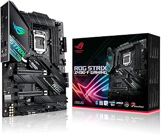 Carte mère asus rog strix z490-f gaming lga 1200 ddr4 (4600 o.c.) matx