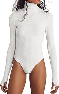 Combinaison basique à col rond pour femme, pull fin et élégant, combinaison barboteuse