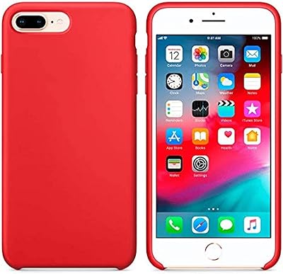 Coque en silicone pour apple iphone 8 / 7 - rouge russe