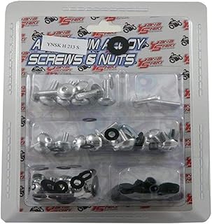 Kit de boulons à franges argentés yana shiki ynsk-h213s pour honda cbr