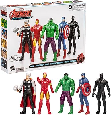 Marvel avengers beyond earth's mightiest multipack, ensemble de figurines d'action et accessoires