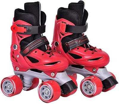 Patins à roulettes limos doubles rangées 4 roues pointure réglable pour garçons filles