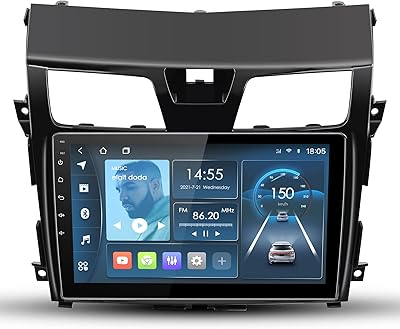 Autoradio android 10 double din 101 pouces pour nissan altima 2013-2018