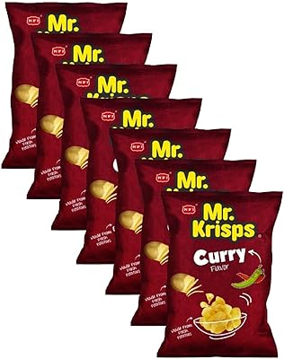 Croustilles mr. krisps saveur curry, 25 x 15 g