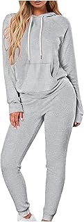 Ensemble de vêtements de sport décontracté 2 pièces pour femme, survêtement et sweat