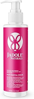 Crème dépilatoire jadole naturals 100 ml pour corps et jambes avec flacon pompe