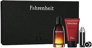 Coffret eau de toilette fahrenheit emulsion pour homme, 100 ml, avec gel douche