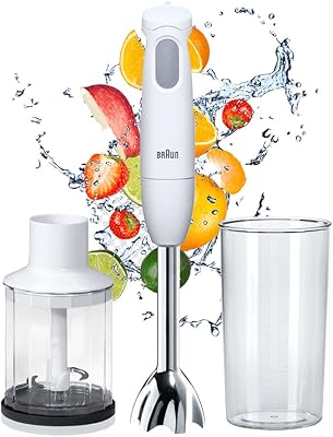 Mélangeur plongeant braun mq120 blanc