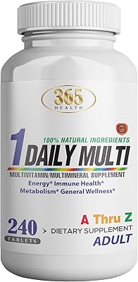 Supplément multivitaminé et minéral avec antioxydants, zinc, vitamine d3 et vitamines b