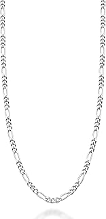 Collier pendentif miabella en argent sterling 925 avec diamant taille figaro de 2,3