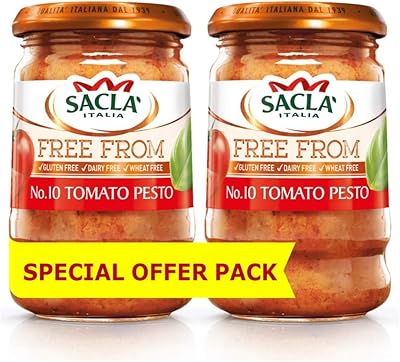 Sauce italienne au pesto de tomates sacla 190 g (paquet de 2). Votre shopping simplifié de A à Z avec Diaytar
