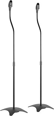 Support de sol universel réglable pour haut-parleur surround pour systèmes sony samsung lg