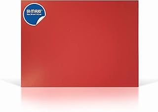 Panneau en mousse maxi, taille 30x42, rouge, adapté aux présentations, à l'école, au