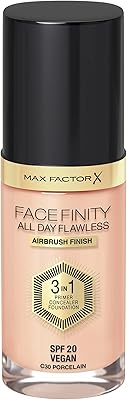 Fond de teint max factor face finity pour un look impeccable toute la journée
