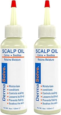 Dermasolve psoriasis scalp oil - paquet de 2 - 4 oz chacun, soulage