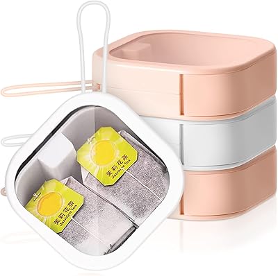 Organisateur d'attaches pour cheveux conteneurs de rangement portables empilables pour accessoires porte-attaches